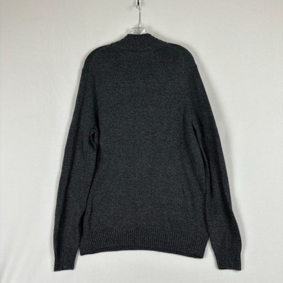 Croft & Barrow 1/4 zip Sweater blend of Gray Size L TALL - Picture 4 of 8